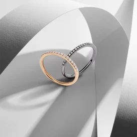 Alianzas en oro 18 k o titanio con brillantes